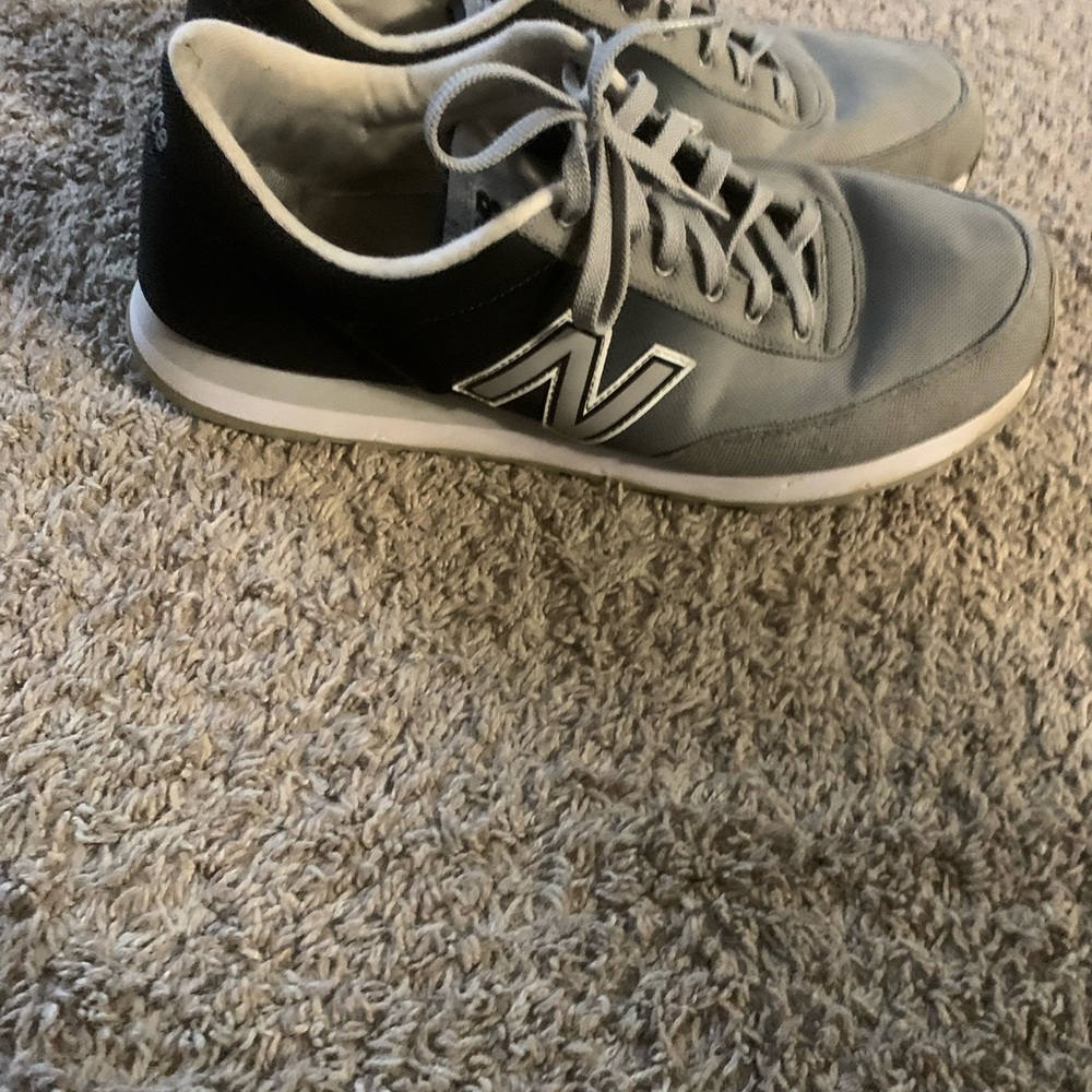 New balances black and grey sneakers